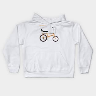 Classic Raleigh Chopper Mk1 10 Speed in Pumpkin Orange Kids Hoodie